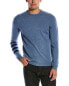 Scott & Scott London Wool & Cashmere-Blend Crewneck Sweater Men's Blue Xl