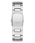 Фото #3 товара Men's Analog Silver-Tone Stainless Steel Watch 42mm