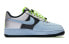 Фото #3 товара Кроссовки Nike Air Force 1 Low Baby Blue Volt Black Silver CN0176-400