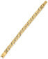 ფოტო #2 პროდუქტის Curb Link Chain Bracelet in Gold-Tone Ion-Plated Stainless Steel, Created for Macy's (Also in Stainless Steel)