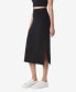 Women's Vented Midi Skirt Черный, L - фото #3