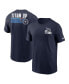 Фото #2 товара Men's Navy Tennessee Titans Blitz Essential T-shirt