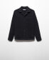 Фото #1 товара Men's Double-Faced Pockets Detail Wool Overshirt