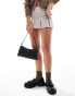 Фото #4 товара Pull&Bear PU barrel shoulder bag in black