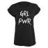 MISTER TEE Girl Power short sleeve T-shirt