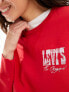 Levi's sweatshirt with small logo in red