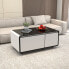 Фото #1 товара Smart Coffee Table with Fridge and Wireless Charging