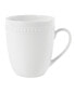 Фото #2 товара Everyday Whiteware Beaded Mug 4 Piece Set