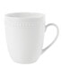 Everyday Whiteware Beaded Mug 4 Piece Set Белый, 4 piece - фото #2