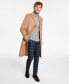 Фото #1 товара Men's Classic-Fit Solid Wool Blend Overcoats