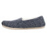 Фото #3 товара TOMS Alpargata Slip On Womens Blue Flats Casual 10015761T