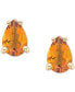 ფოტო #5 პროდუქტის Citrine Pear Stud Earrings (3/4 ct. t.w.) in 14k Gold