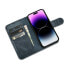 Чехол для смартфона ICARER iPhone 14 Pro Max с кожаной крышкой и защитой от RFID, синий