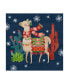 Фото #1 товара Mary Urban Lovely Llamas IV Christmas Canvas Art - 15" x 20"