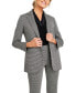 Фото #4 товара Women's Mini Houndstooth One-Button Jacket