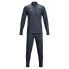 UNDER ARMOUR Challenger tracksuit Downpour Gray / Orange Blast, S - фото #4