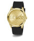 Фото #2 товара Guess Herren Armbanduhr REPUTATION schwarz, gold 44 mm GW0726G2