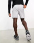 Gym King React 6.5 inch shorts in grey and white