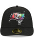 ფოტო #4 პროდუქტის Men's Black Tampa Bay Buccaneers 2023 NFL Crucial Catch Low Profile 59FIFTY Fitted Hat