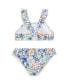 ფოტო #2 პროდუქტის Toddler and Little Girls Tropical-Print Two-Piece Swimsuit
