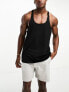 Фото #1 товара ASOS 4505 Icon training stringer vest with quick dry in black