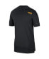 ფოტო #4 პროდუქტის Men's Black Iowa Hawkeyes Coach UV Performance T-shirt