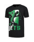 ფოტო #2 პროდუქტის Big Boys and Girls Black New York Jets Disney Cross Fade T-Shirt