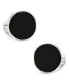 ფოტო #1 პროდუქტის Sterling Classic Formal Onyx Cufflinks