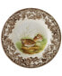 Woodland Bird Canapé Plates, Set of 4