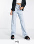 Фото #1 товара Dr Denim Tall – Echo – Jeans in hellblauer Waschung mit superhohem Bund und weitem Bein