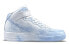 【定制球鞋】 Nike Air Force 1 Mid 雪花 雪山 渐变 蓝色恋人 喷绘 中帮 板鞋 男款 蓝白 / Кроссовки Nike Air Force CW2289-111