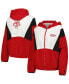 Women's Red, White Wisconsin Badgers Game Day Full-Zip Jacket