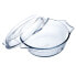 Oven Dish Ô Cuisine Ocuisine Vidrio Transparent Glass 21,5 x 18 x 8,5 cm With lid (3 Units)