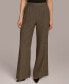 ფოტო #1 პროდუქტის Women's Houndstooth Wide-Leg Pants