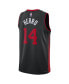 Фото #3 товара Men's and Women's Tyler Herro Black Miami Heat 2023/24 Swingman Jersey - City Edition