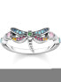 Фото #1 товара Thomas Sabo Ladies Ring TR2383-314-7-54 Dragonfly size 54