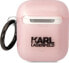 Karl Lagerfeld Karl Lagerfeld KLA2HNCHTCP Airpods 1/2 cover różowy/pink Ikonik Choupette