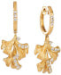 ფოტო #1 პროდუქტის Nude Diamond Flower Drop Earrings (3/8 ct. t.w.) in 14k Gold