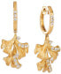 Фото #1 товара Nude Diamond Flower Drop Earrings (3/8 ct. t.w.) in 14k Gold