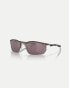 Фото #1 товара Oakley wire tap 2.0 rectangle polarised sunglasses in grey with brown mirrored lens in pewter