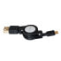 LogiLink AA0069 - 0.75 m - Micro-USB B - USB A - USB 2.0 - Male/Male - Black