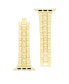 ფოტო #3 პროდუქტის Women's Gold-Tone Alloy Bracelet Compatible with 38mm, 40mm and 41mm Apple Watch