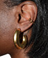 ფოტო #3 პროდუქტის Chunky Anti-Tarnish Hoop Earrings