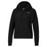 Puma Fit Branded Fleece Full Zip Jacket Womens Black Casual Athletic Outerwear 5 L - фото #1