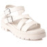 Dirty Laundry Khan Strappy Womens White Casual Sandals KHAN-130