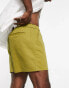 Фото #2 товара ASOS DESIGN wide chino shorts in shorter length in khaki