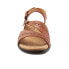 Фото #3 товара Trotters Razzi T2114-215 Womens Brown Leather Strap Sandals Shoes