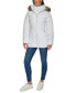 ფოტო #7 პროდუქტის Women's Bibbed Faux-Fur-Trim Hooded Puffer Coat, Created for Macy's