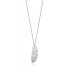 Charming steel necklace with feather Kiss 15123C01000