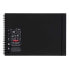 Фото #1 товара DERWENT Black Paper A3 200g Drawing Notebook